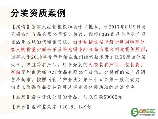 【资料】有关“食品分开云APP 开云官网入口装”的几个问题(图3)