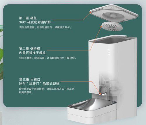 399元米家智能宠物Kaiyun 开云喂食机 让你的爱宠永不断粮(图4)