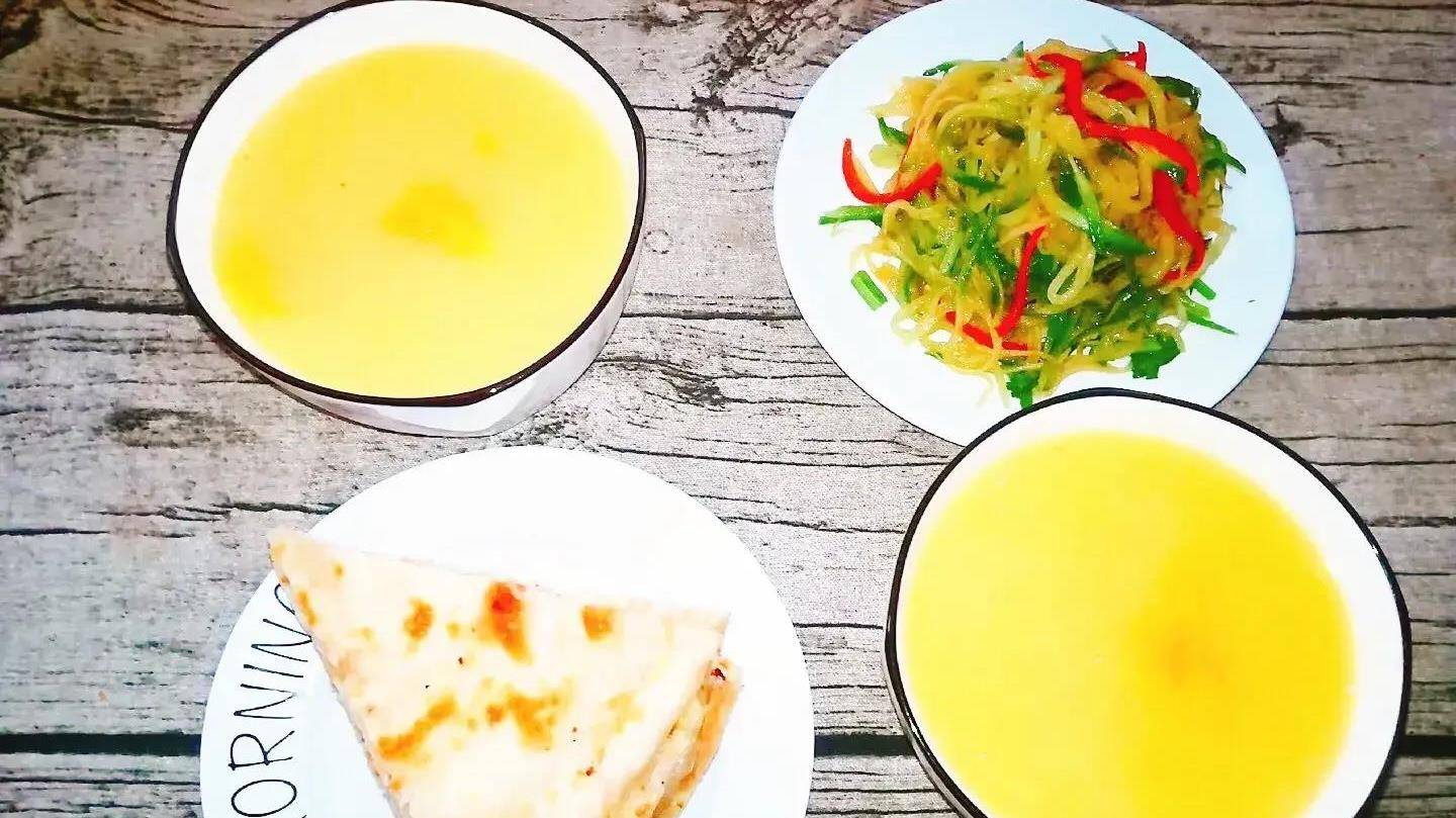 如何熬制好喝营养的玉Kaiyun 开云米面粥？家常玉米粥做法多1步浓稠香甜！(图6)